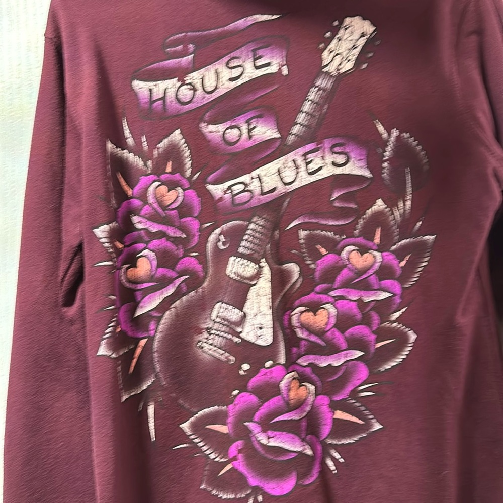 House of blues zip up hoodie size large